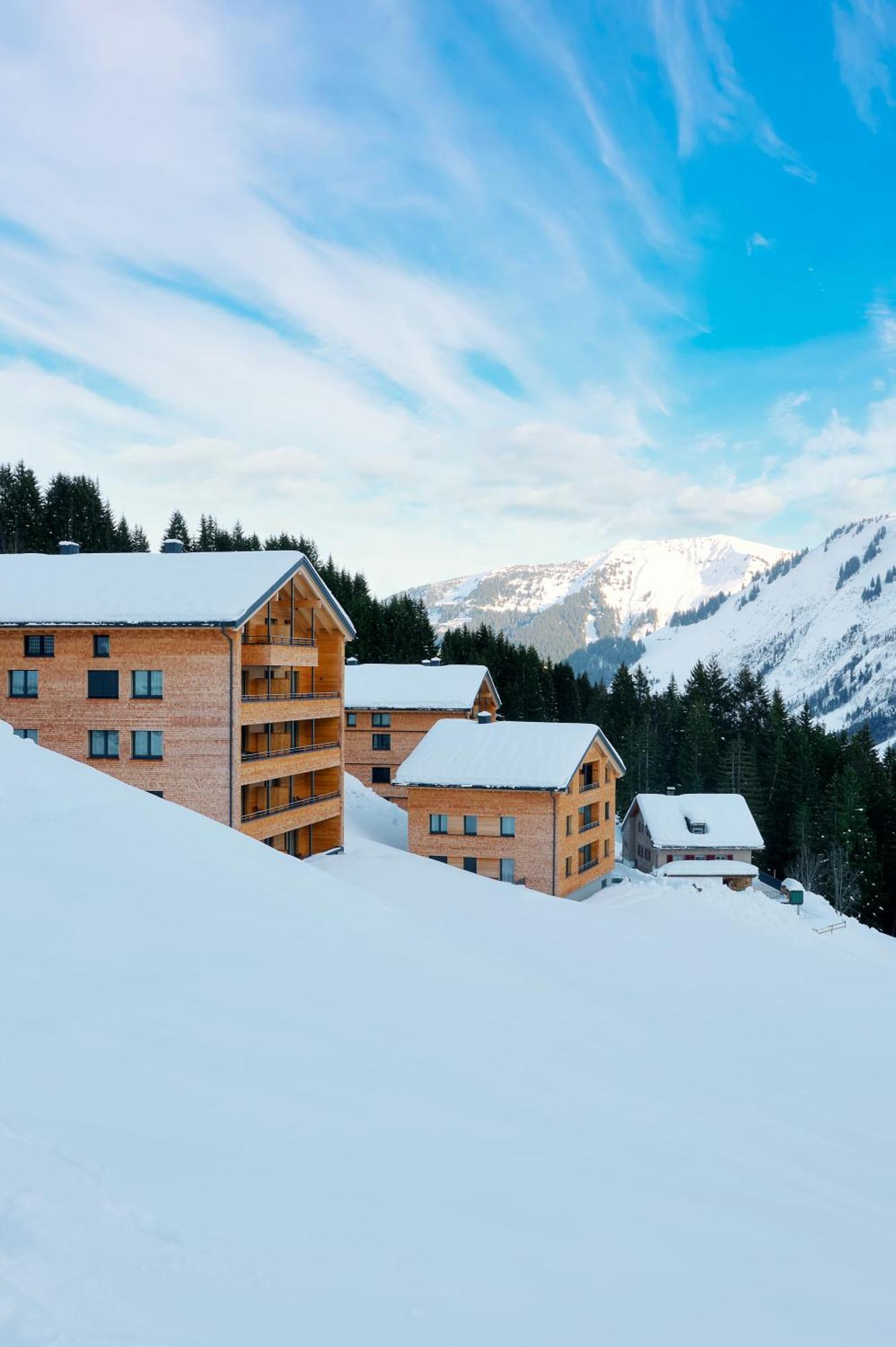 Alpenstolz Damuels Haus 1 - Stilvoll Urlauben In Den Bergen Apartment Exterior photo