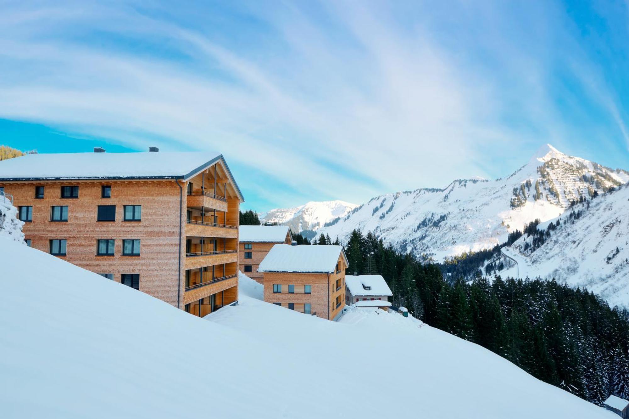 Alpenstolz Damuels Haus 1 - Stilvoll Urlauben In Den Bergen Apartment Exterior photo